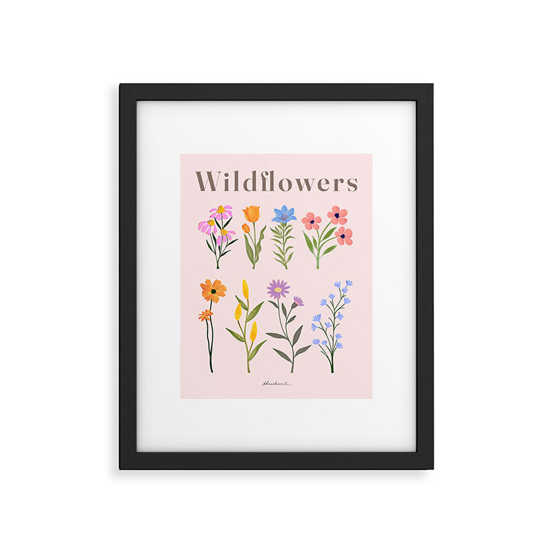 Wildflowers Framed Art Print Gallery Image 5