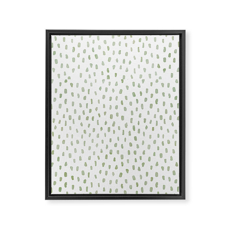 Sage Green Framed Canvas Print Gallery Image 6