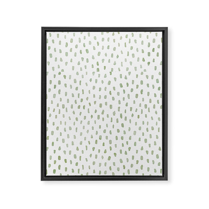 Sage Green Framed Canvas Print Gallery Image 1