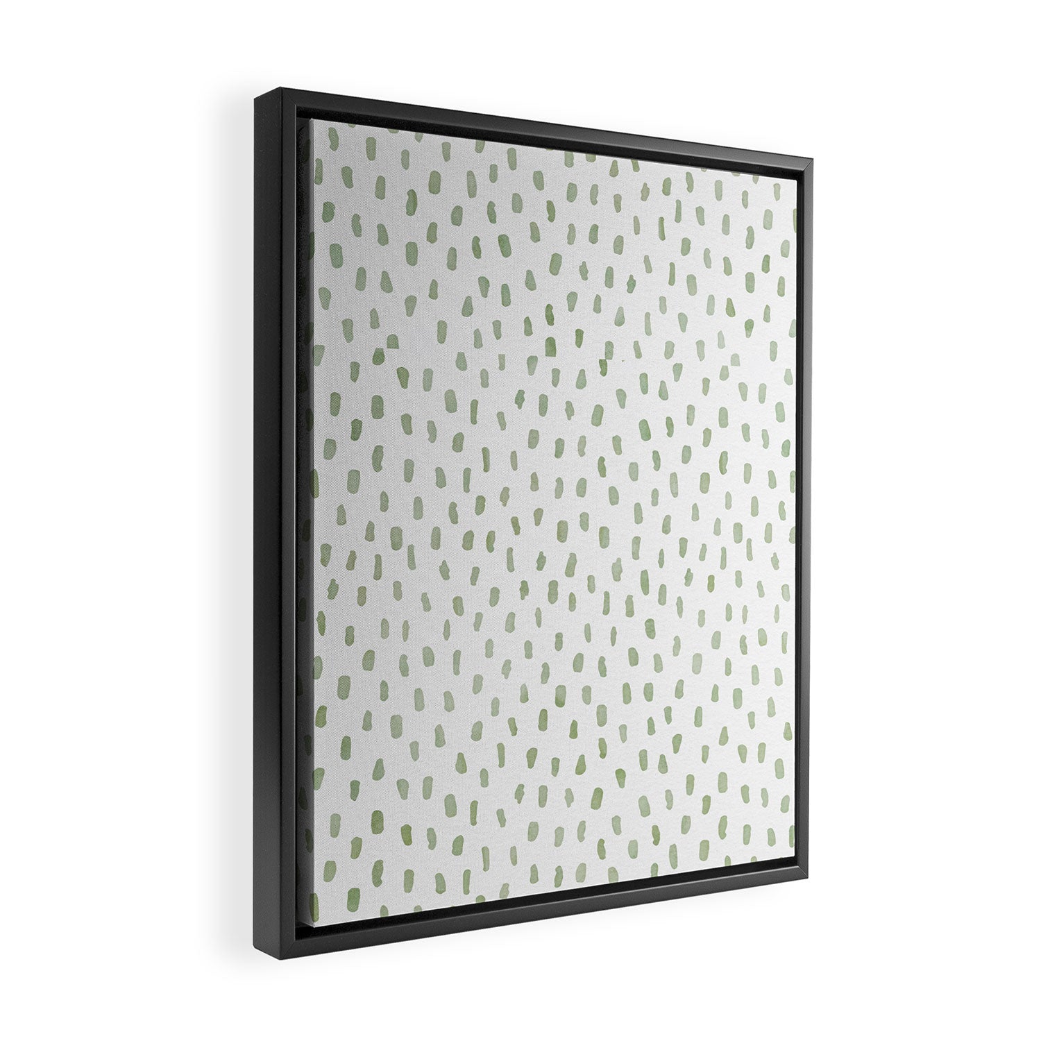 Sage Green Framed Canvas Print Gallery Image 2