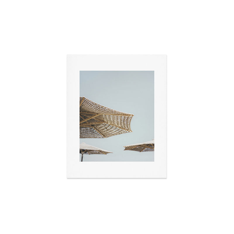 Beach Umbrellas Art Print Gallery Image 1