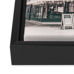 Paris City Poster Framed Canvas Print Gallery Image 3