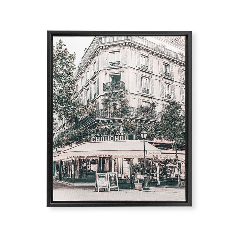 Paris City Poster Framed Canvas Print Gallery Image 6