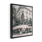 Paris City Poster Framed Canvas Print Gallery Image 2