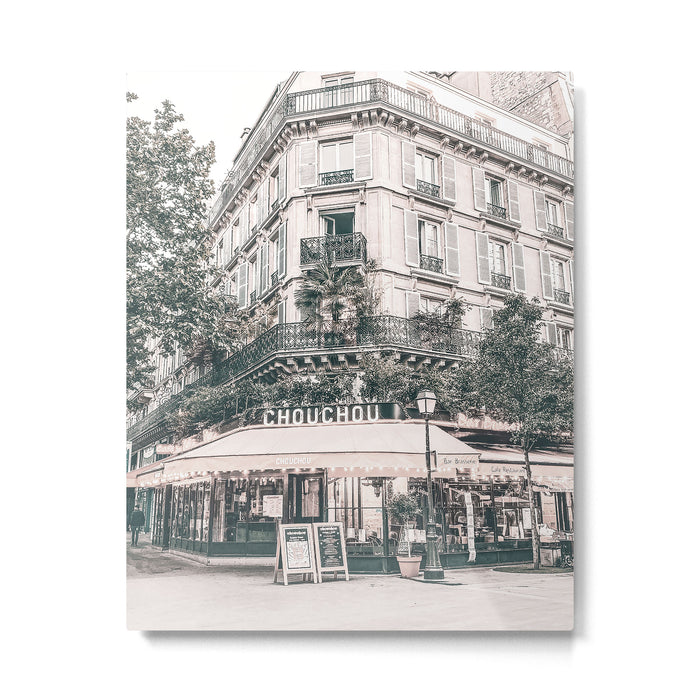 Paris City Poster Metal Print Gallery Image 1