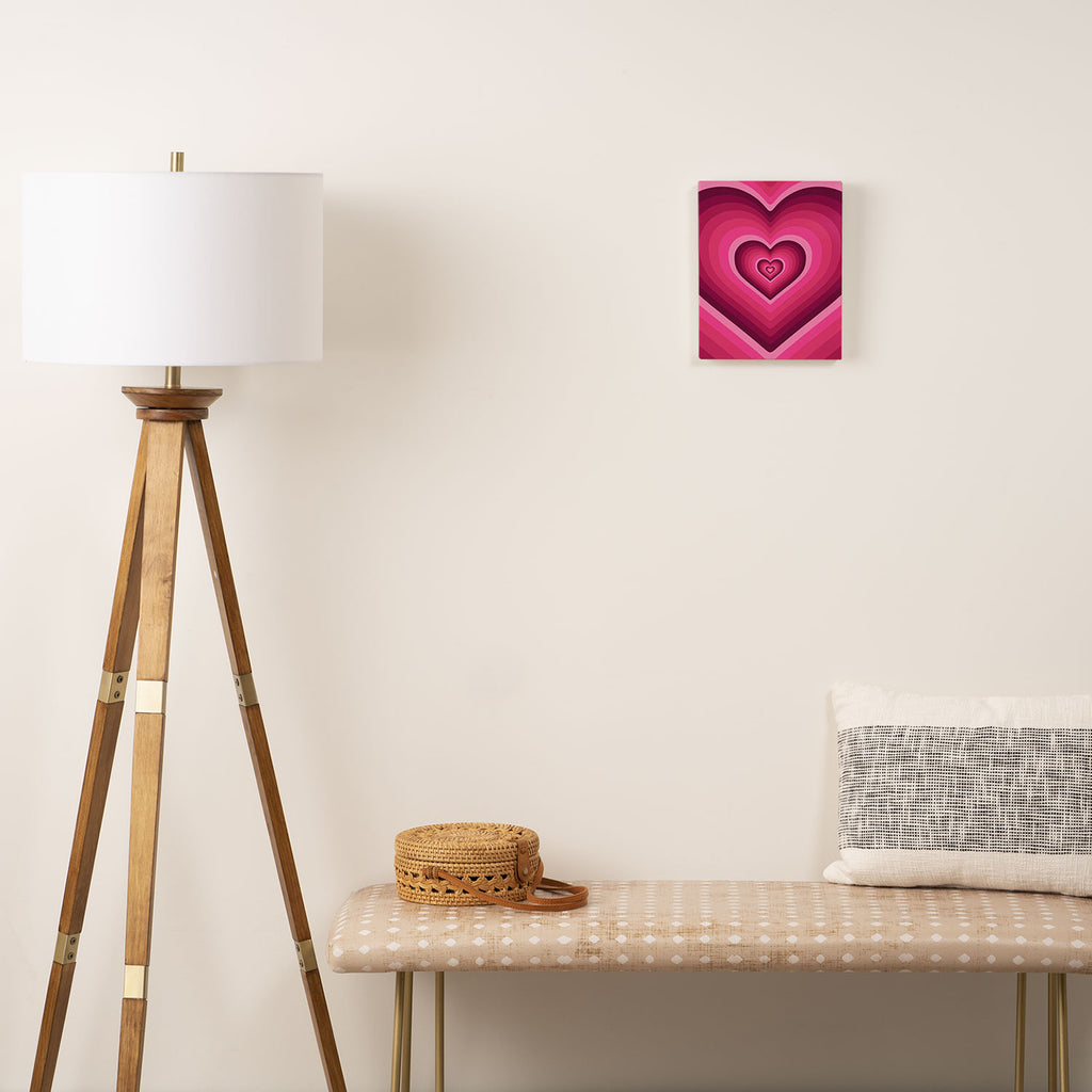 70's Heart Canvas Print Gallery Image 2