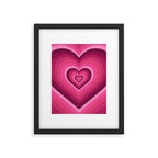 70's Heart Framed Art Print Gallery Image 6