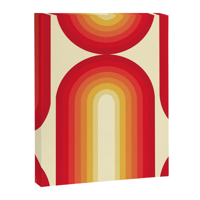 70s Retro Sun Canvas Print Gallery Image 1