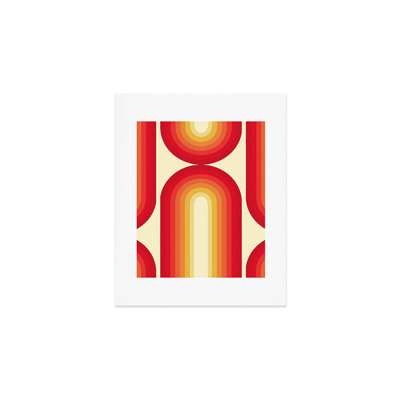 70s Retro Sun Art Print Gallery Image 1