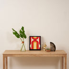 70s Retro Sun Framed Canvas Print Gallery Image 4