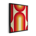 70s Retro Sun Framed Canvas Print Gallery Image 2