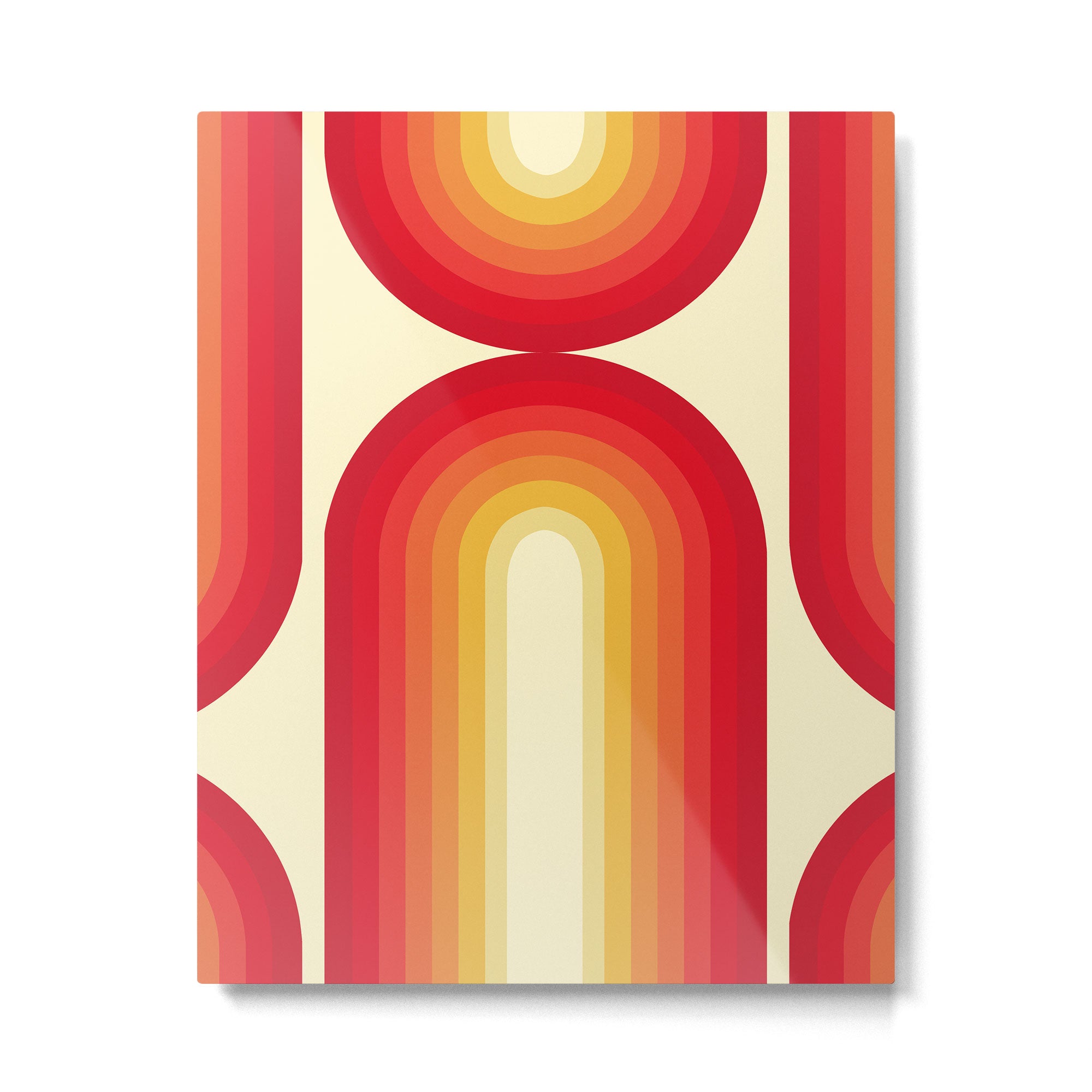 70s Retro Sun Metal Print Gallery Image 6