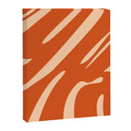 Abstract Composition in Orange & Peach Canvas Print Gallery Image 6