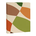 Abstract Mid-century Retro Earthy Shapes Canvas Print Gallery Image 6