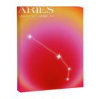Aries Star Sign Constellation, Aura Gradient Zodiac Art Canvas Print Gallery Image 6