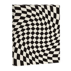 Black&White Checker Canvas Print Gallery Image 6