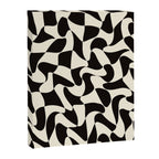  Black&White Warped Wavy Check Canvas Print Gallery Image 6
