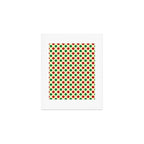 Christmas Polka Dot Pattern Art Print Gallery Image 1