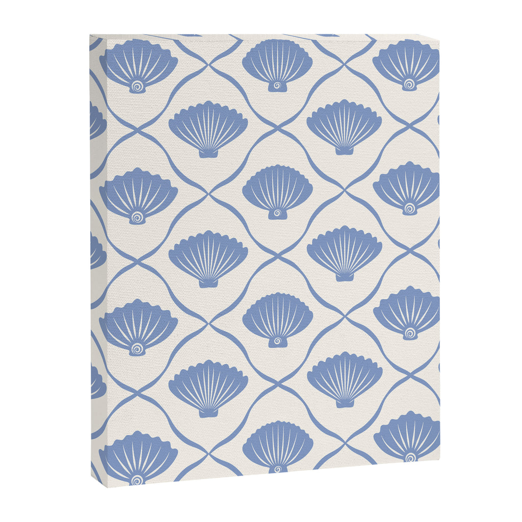 Coastal Ocean Blue Seashells Canvas Print Gallery Image 8