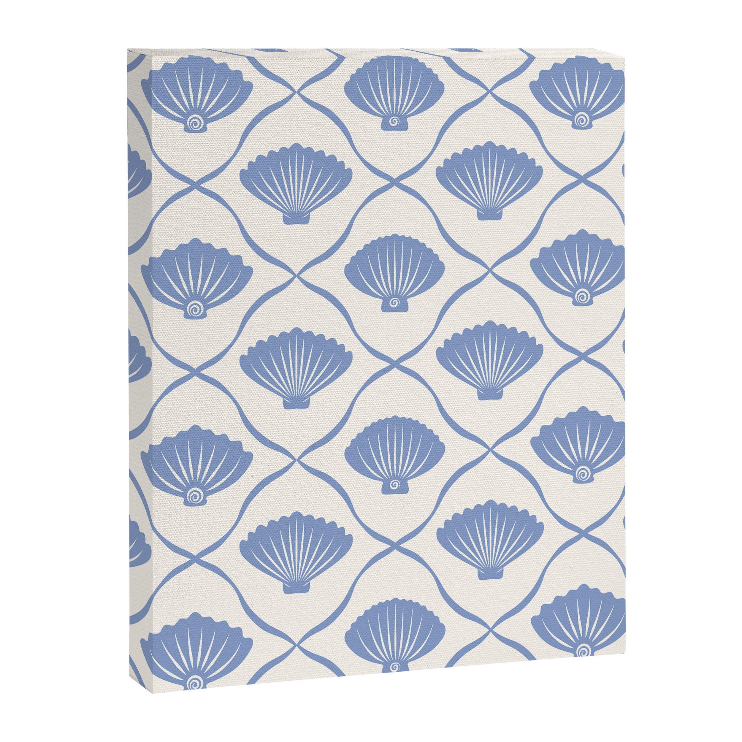 Coastal Ocean Blue Seashells Canvas Print Gallery Image 8