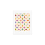 Colorful Festive Mid-Century Sparkles Art Print Gallery Image 1