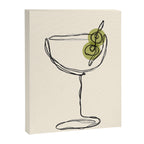 Dirty Martini Cocktail Drink Canvas Print Gallery Image 6