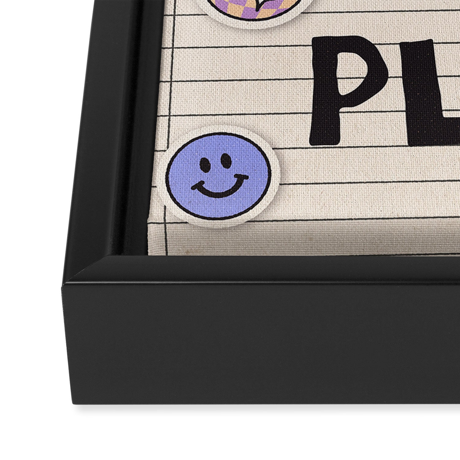 Do It For The Plot Y2k Stickers Framed Canvas Print Gallery Image 3