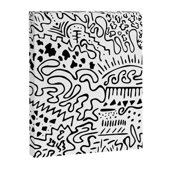 Doodle Art Canvas Print Gallery Image 1