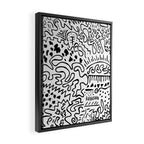 Doodle Art Framed Canvas Print Gallery Image 2