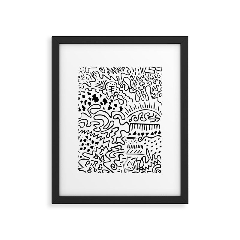 Doodle Art Framed Art Print Gallery Image 5