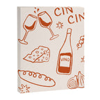 Fancy Dinner. Cheese and Wine Canvas Print Gallery Image 8