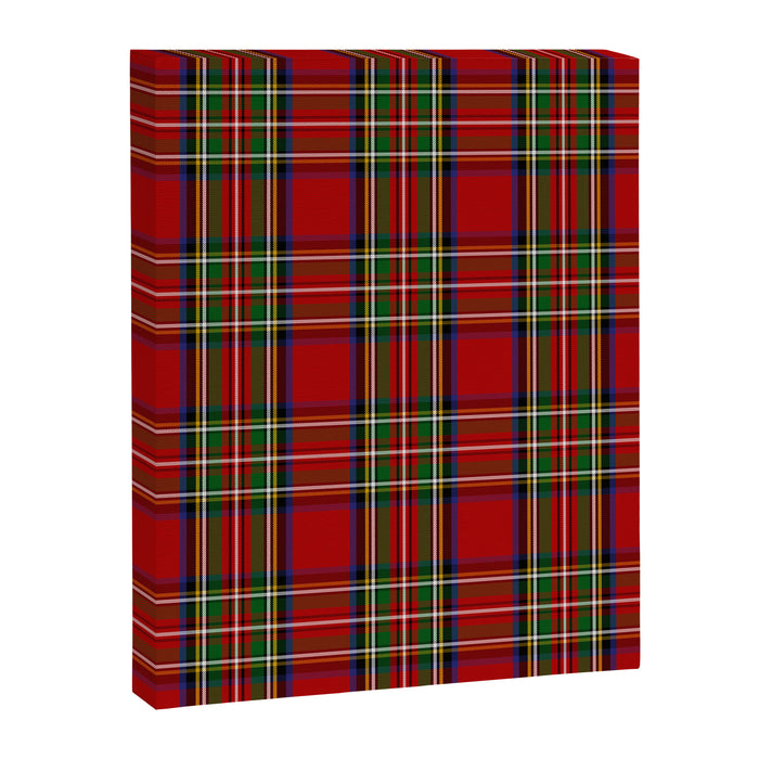 Festive Tartan Canvas Print Gallery Image 1