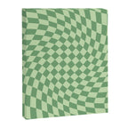 Forest Green Check Canvas Print Gallery Image 6