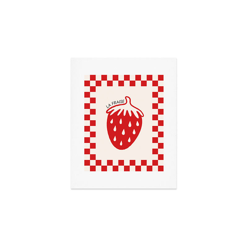 Fruit Series: Strawberry Art Print Gallery Image 1
