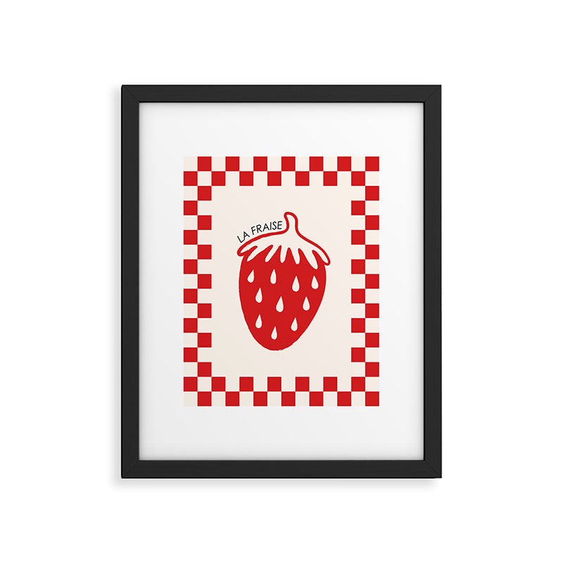 Fruit Series: Strawberry Framed Art Print Gallery Image 5
