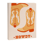 Howdy Cowboy Boots Canvas Print Gallery Image 6