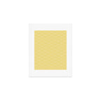 Japanese Waves Pattern Yellow Art Print Gallery Image 1