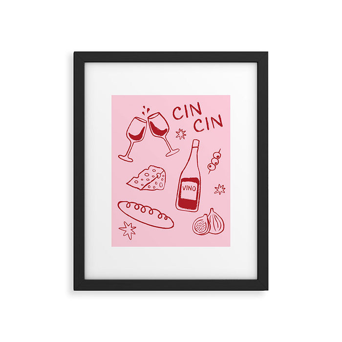 Late Dinner Framed Art Print Gallery Image 1