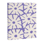 Mid-Century Flowers in Blue & White Canvas Print Gallery Image 6