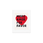 More Amor Por Favor in Black & White Art Print Gallery Image 1