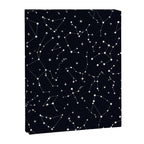 Night Sky, Constellation & Stars Canvas Print Gallery Image 6