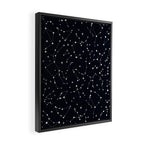 Night Sky, Constellation & Stars Framed Canvas Print Gallery Image 2