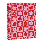 Pink & Red Checkerboard Flower Pattern Canvas Print Gallery Image 6