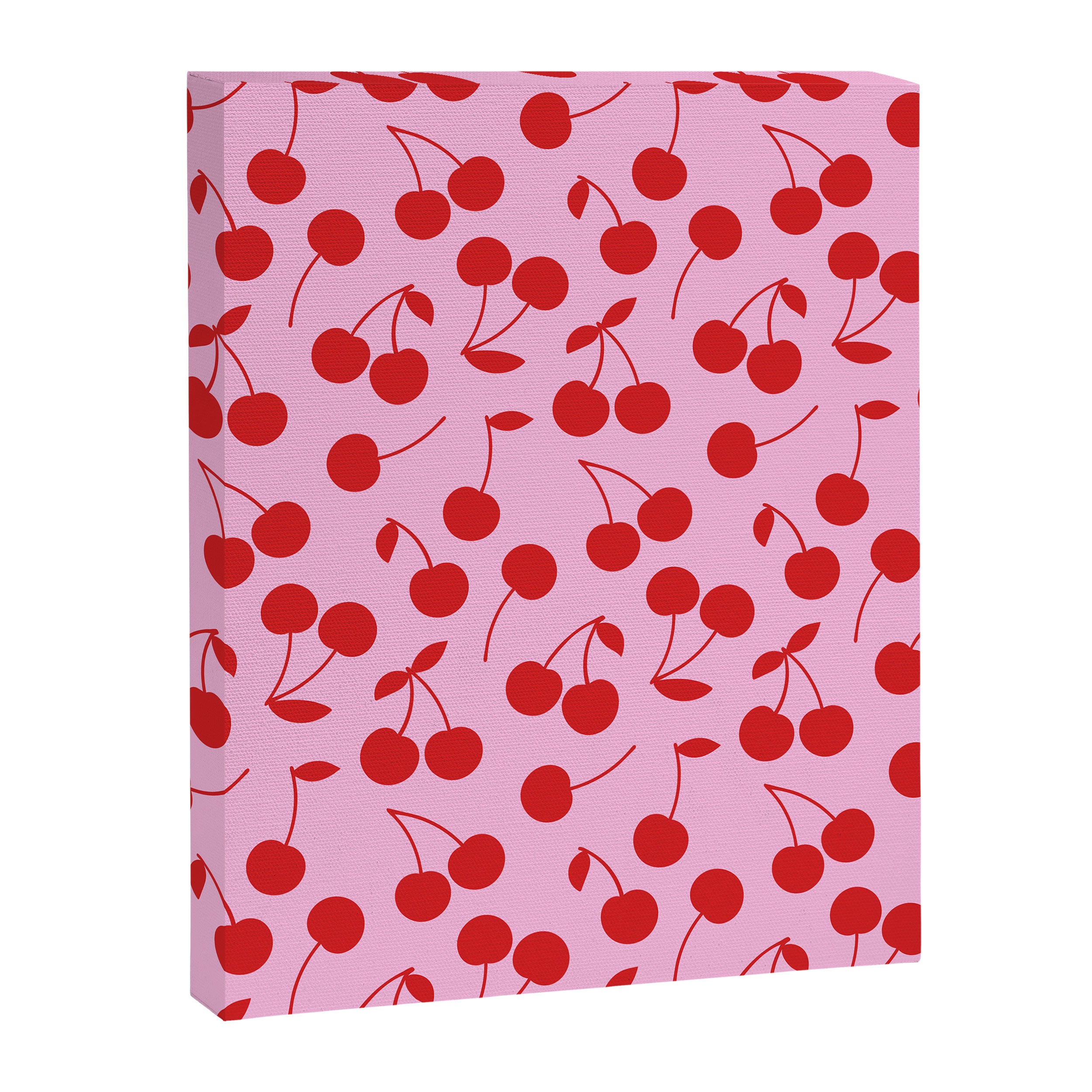Pink & Red Cherries Canvas Print Gallery Image 6