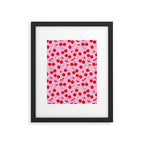 Pink & Red Cherries Framed Art Print Gallery Image 4