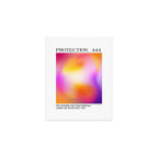 Protection. Angel Number 444. Aura Gradient Art Print Gallery Image 1