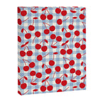 Red Cherries & Baby Blue Gingham Canvas Print Gallery Image 6