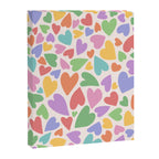 Retro Colorful Hearts Canvas Print Gallery Image 6