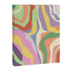 Retro Colorful Swirl Pattern Canvas Print Gallery Image 6