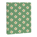 Retro Happy Daisy Flower in Green Canvas Print Gallery Image 6